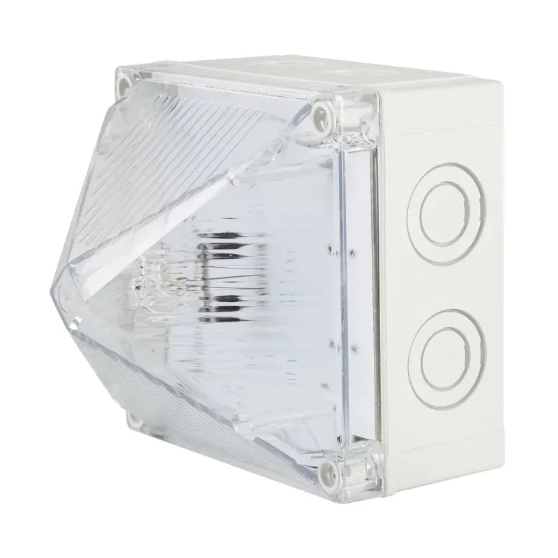 Moflash Xenon Beacon Flashing Surface Mount, IP66 IP67 Rated, Polycarbonate Housing 230V AC 0.38A X700-22-05