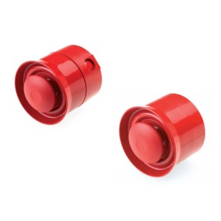 RS PRO Electronic Sounder Panel Surface Conduit Red ABS Housing DC 30V 8-Tone 112 dB IP54 IP65 IP54