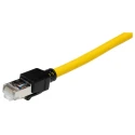 Omron XS6W Cat6a Shielded Ethernet Cable, Yellow Jacket, 10 m, Low Smoke Zero Halogen XS6W-6LSZH8SS1000CM-Y