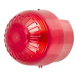 Moflash IS-B Intrinsically Safe Series Red LED Beacon 28V DC Wall Mount IP66 IS-B-02-02