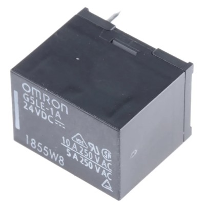 Omron PCB Power Relay 24V dc Coil 10A Switching Current SPST G5LE-1A DC24