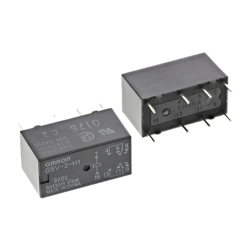 Omron PCB Signal Relay 9V dc Coil 1A DPDT G5V-2-H1 9DC