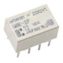 Omron Signal Relay PCB Mount 12V DC Coil, 1A Switching Current, DPDT Contact Configuration G6K-2P 12DC