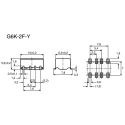 Omron Surface Signal Relay 3V DC Coil 1A DPDT G6KU-2F-Y DC3