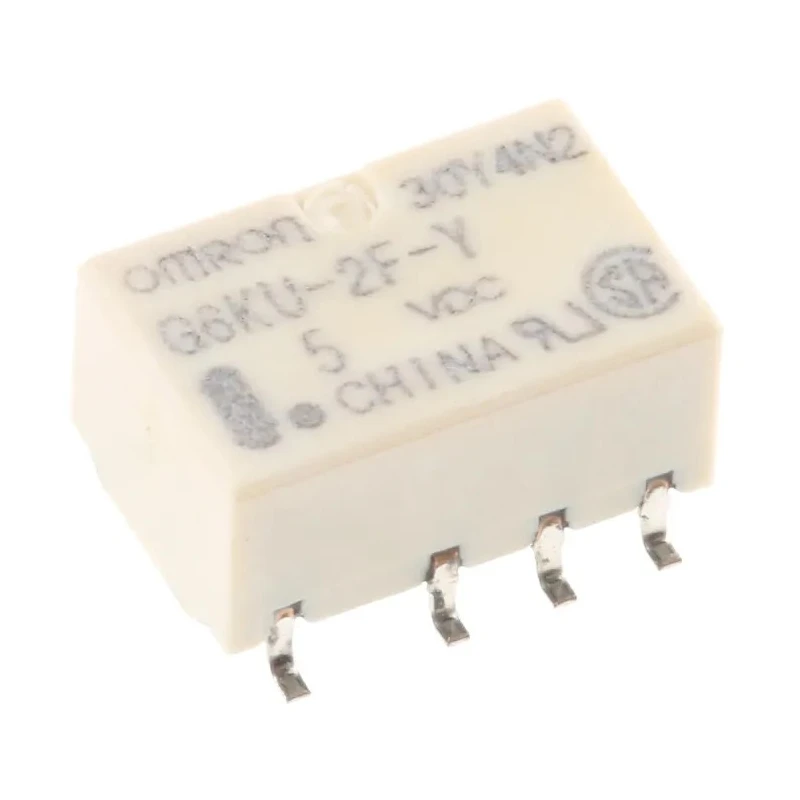 Omron Surface Signal Relay 5V DC Coil, 1A Switching Current, DPDT Contact Configuration G6KU-2F-Y DC5