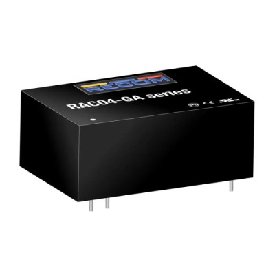 Recom Switching Power Supply 5V DC 4W 305V AC PCB Mount with 800mA Output RAC04-05SGA