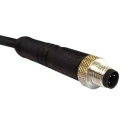 Bulgin M5 Sensor Actuator Cable Male 4 Way Straight to Unterminated 34 Way, 1 m, 60V, Thermoplastic PXPPVC05FIM04ACL010PVC