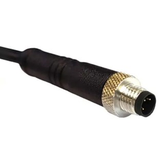 Bulgin M5 Sensor Actuator Cable Male 4 Way Straight to Unterminated 34 Way, 1 m, 60V, Thermoplastic PXPPVC05FIM04ACL010PVC