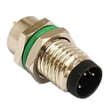 Bulgin Buccaneer M8 Series Circular Connector 3 Contacts Rear Mount Plug Male IP67 PXMBNI08RPM03APC