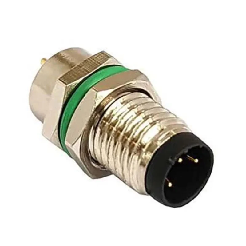 Bulgin Buccaneer M8 Series Circular Connector 3 Contacts Rear Mount Plug Male IP67 PXMBNI08RPM03APC