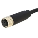 Bulgin Female Straight to Unterminated 3 Way Free End Sensor Actuator Cable, 1 m PXPPVC08FBF03ACL010PVC