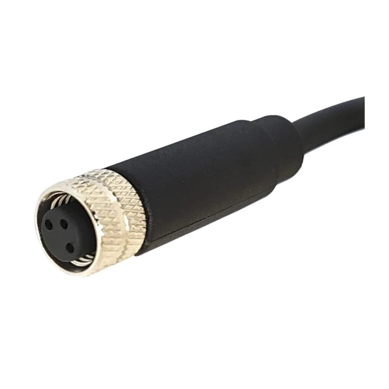 Bulgin Female Straight to Unterminated 3 Way Free End Sensor Actuator Cable, 1 m PXPPVC08FBF03ACL010PVC