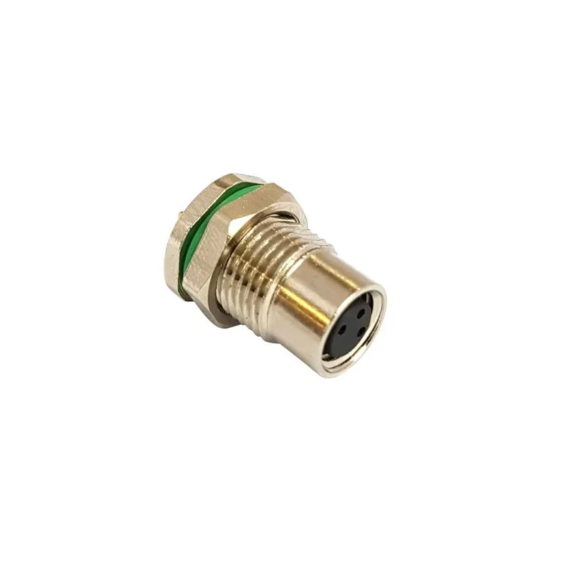 Bulgin Circular Connector, 3 Contacts, Rear Mount, M8 Size, Socket Female, IP67 Rated Buccaneer M8 Series 