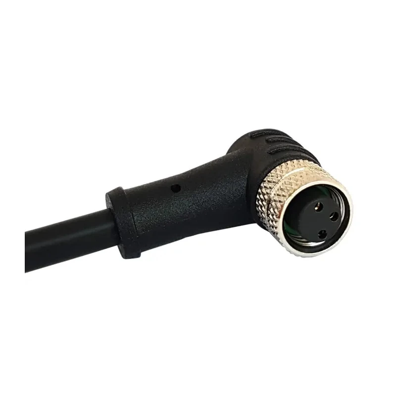 Bulgin Sensor Actuator Cable M8 Series Female 5 Way Right Angle to Male/Female Unterminated 1m PXPTPU08RAF05BCL010PUR