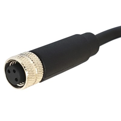 Bulgin Female 4 Way Straight to Unterminated Free End Sensor Actuator Cable 1 m PXPPVC08FBF04ACL010PVC
