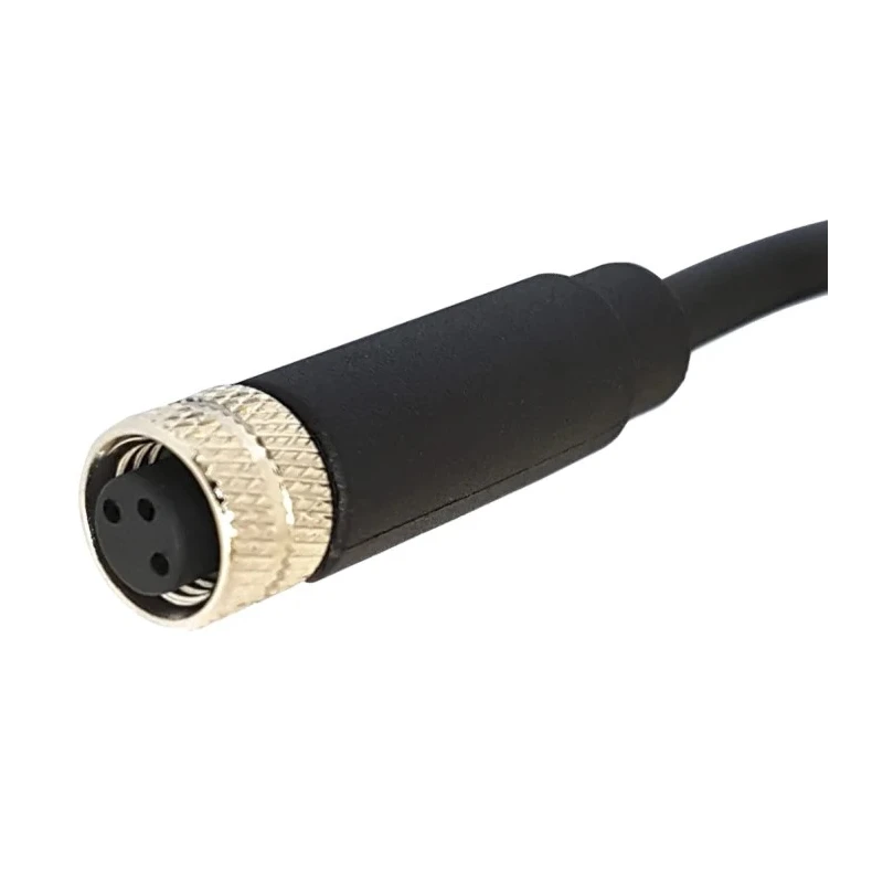 Bulgin Female 4 Way Straight to Unterminated Free End Sensor Actuator Cable 1 m PXPPVC08FBF04ACL010PVC