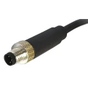 Bulgin Male Straight to Unterminated 5-Way Free End Sensor Actuator Cable 30V 1 m PXPPVC08FIM05BCL010PVC