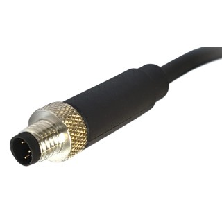 Bulgin Male Straight to Unterminated 5-Way Free End Sensor Actuator Cable 30V 1 m PXPPVC08FIM05BCL010PVC