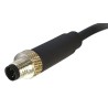 Bulgin Male Straight to Unterminated 5-Way Free End Sensor Actuator Cable 30V 1 m PXPPVC08FIM05BCL010PVC