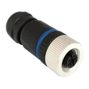 Bulgin Buccaneer M12 Series Circular Connector 3 Contacts Panel Mount Socket Female IP67 PXPPAM12FBF03ASTPG9