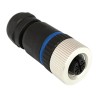 Bulgin Buccaneer M12 Series Circular Connector 3 Contacts Panel Mount Socket Female IP67 PXPPAM12FBF03ASTPG9
