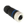 Bulgin Circular Connector 4 Contacts Cable Socket Female M12 Connector IP67 Buccaneer M12 Series PXPPAM12FBF04ASTPG9