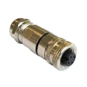 Bulgin Buccaneer M12 Circular Connector 12 Contacts Panel Mount Socket Female Solder Termination IP67 PXMBNI12FBF12ASCPG9