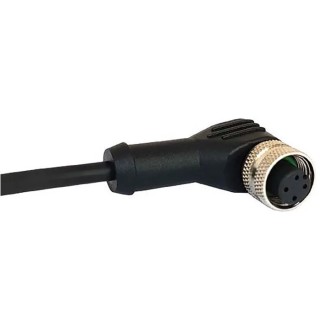 Bulgin Female 8 Way Right Angle to 8 Way Unterminated Sensor Actuator Cable 30V Polyurethane Jacket 1m PXPPVC12RAF08ACL010PVC