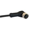 Bulgin Female 8 Way Right Angle to 8 Way Unterminated Sensor Actuator Cable 30V Polyurethane Jacket 1m PXPPVC12RAF08ACL010PVC