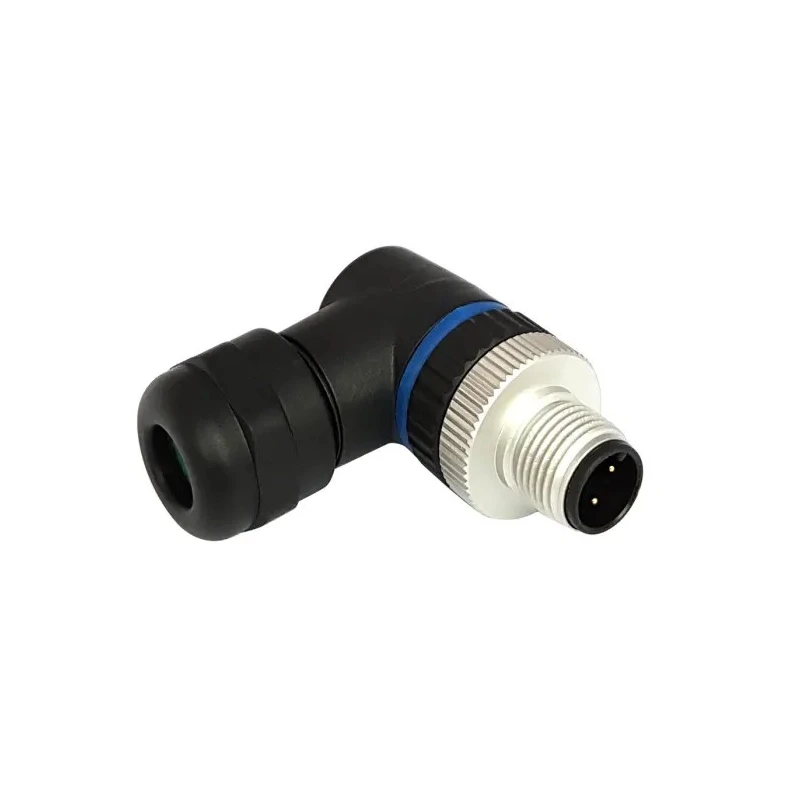 Bulgin Circular Connector, 5 Contacts, Panel Mount, M12 Connector, Plug, Male, IP67, Buccaneer M12 Series PXPPAM12RAM05ASTPG9