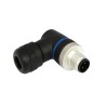Bulgin Circular Connector, 5 Contacts, Panel Mount, M12 Connector, Plug, Male, IP67, Buccaneer M12 Series PXPPAM12RAM05ASTPG9