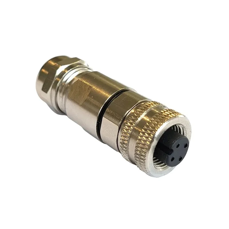 Bulgin Buccaneer M12 Circular Connector, 4 Contacts, Cable Mounted, Socket Female, IP67, 250V, 4A PXMBNI12FBF04DSCPG9