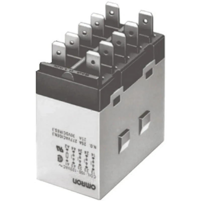 Omron Power Relay Panel Mount 120V AC Coil, 25A Switching Current, 4PST-NO G7J-4A-T 100/120VAC