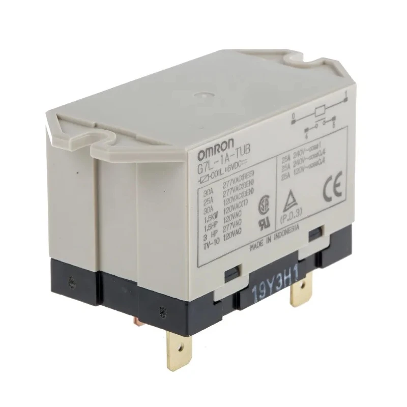 Omron Panel Power Relay 6V DC Coil 30A Switching SPST G7L-1A-TUB 6DC