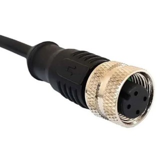 Bulgin Female 5 Way Straight to 4 Way Unterminated Sensor Actuator Cable 1 m PXPTPU12FBF05BCL010PUR