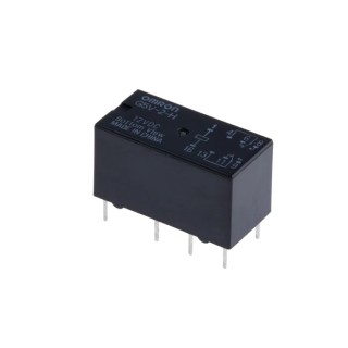 Omron PCB Signal Relay 12V DC Coil 1A DPDT Contact Configuration G5V-2-H 12DC
