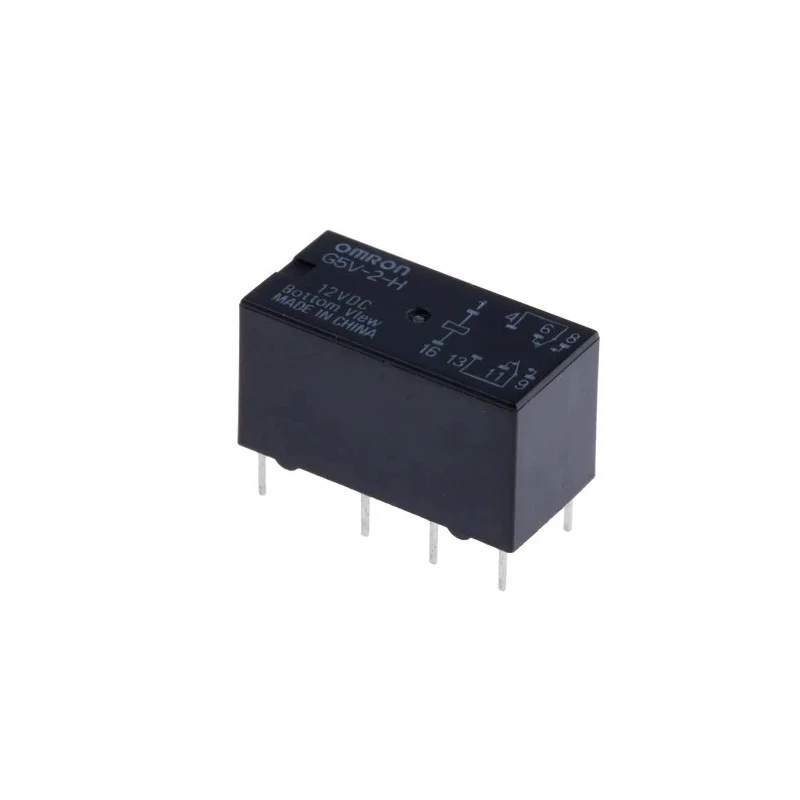 Omron PCB Signal Relay 12V DC Coil 1A DPDT Contact Configuration G5V-2-H 12DC