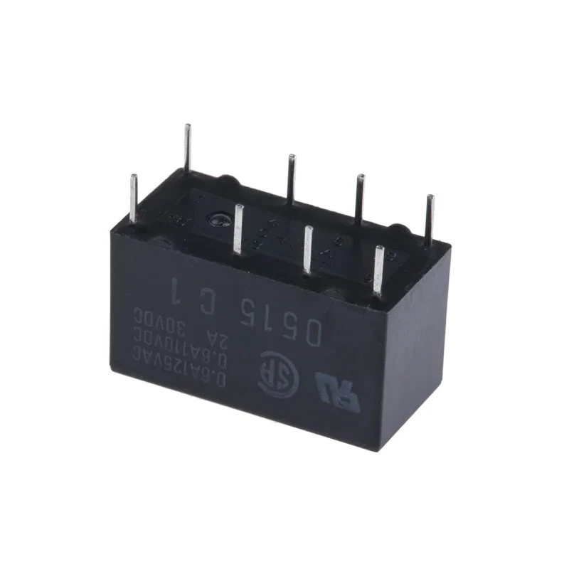 Omron PCB Signal Relay 12V DC Coil 1A DPDT Contact Configuration G5V-2-H 12DC