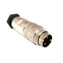 Bulgin Buccaneer M16 Series Circular Connector, 8 Contacts In-Line Plug Male, IP67 Rated, Solder PXMBNI16FIM08ASC