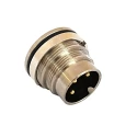 Bulgin Circular Connector, 12 Contacts, Rear Mount M16, Plug Male, IP67, Buccaneer M16 Series PXMBNI16RPM12ASC