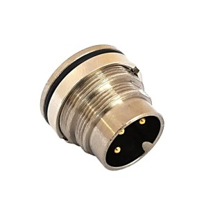 Bulgin Circular Connector, 12 Contacts, Rear Mount M16, Plug Male, IP67, Buccaneer M16 Series PXMBNI16RPM12ASC