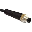 Bulgin Male 34 Way Straight to 4 Way Unterminated Sensor Actuator Cable 1m Length PXPTPU05FIM04ACL010PUR