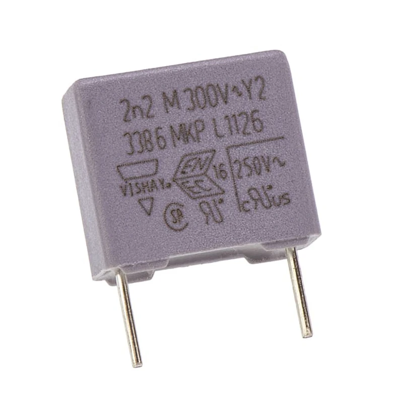 Vishay MKP 338 Film Capacitor X1, ±20 %, 2.2 nF, 1000 V dc, 440 V ac, Through Hole BFC233860222