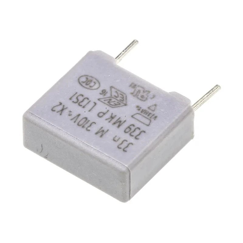 Vishay MKP 339 Film Capacitor X2, ±20 % Tolerance, 33 nF Capacitance, 630 V DC 310 V AC Rated, Through Hole BFC233920333