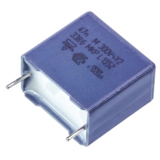 Vishay MKP 338 Film Capacitor X1, ±20 % Tolerance, 47 nF Capacitance, 1000 V DC, 440 V AC, Through Hole Mount BFC233860473