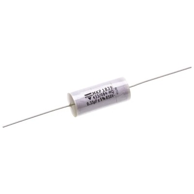 Vishay MKP 1839 HQ Film Capacitor, 330 nF, ±5% Tolerance, 800 V dc, 400 V ac, Through Hole Mount MKP1839433084HQ