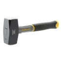 Stanley Carbon Steel Head Lump Hammer with Fibreglass Handle, 1.5 kg, 260mm Overall Length STHT0-54128