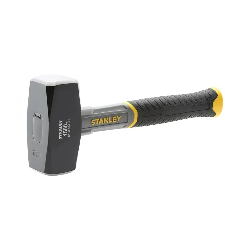 Stanley Carbon Steel Head Lump Hammer with Fibreglass Handle, 1.5 kg, 260mm Overall Length STHT0-54128