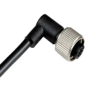 RS PRO Female 4 Way Right Angle to Unterminated Free End Sensor Actuator Cable 5 m 60V 4A Polyurethane Jacket Black 144-7594