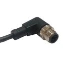 RS PRO Male 4 Way Right Angle to Unterminated Free End Sensor Actuator Cable 5m 250V IP67 4A 144-7595